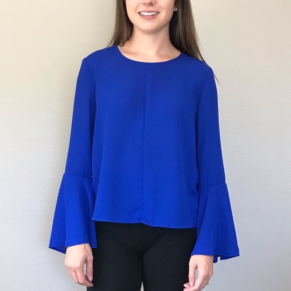 Vince Camuto Bell-Sleeve Blouse - Picture 6 of 6